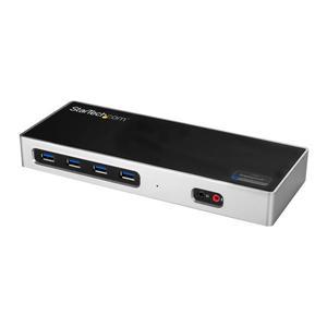 StarTech (DK30A2DH) USB-C / USB 3.0 Docking Station - Universal Laptop Docking Station - Dual 4K - Dual HDMI, Dual DP, HDMI & D