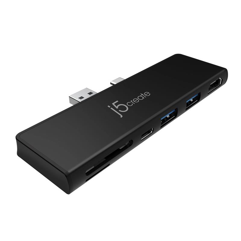 j5create UltraDrive 7 in 1 Mini Dock for Surface Pro 7