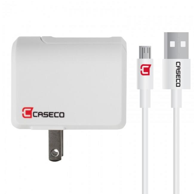 CASECO - Pulse - Smart Wall Charger with 1.5 Meter Micro USB Cable