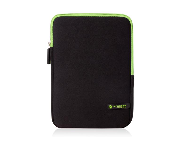 MIRACASE Bubble Protective Sleeve for 7.9" Tablets, Black with Green