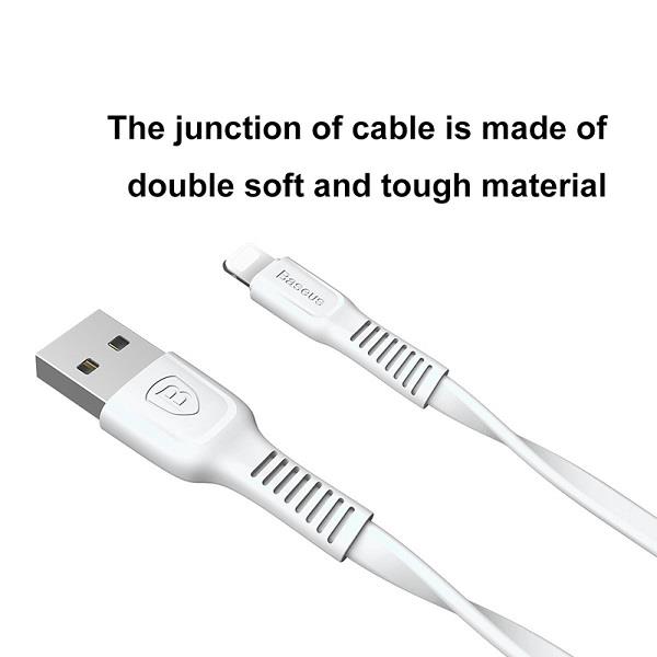 BASEUS Tough Series Cable USB For IP 2A 1M White