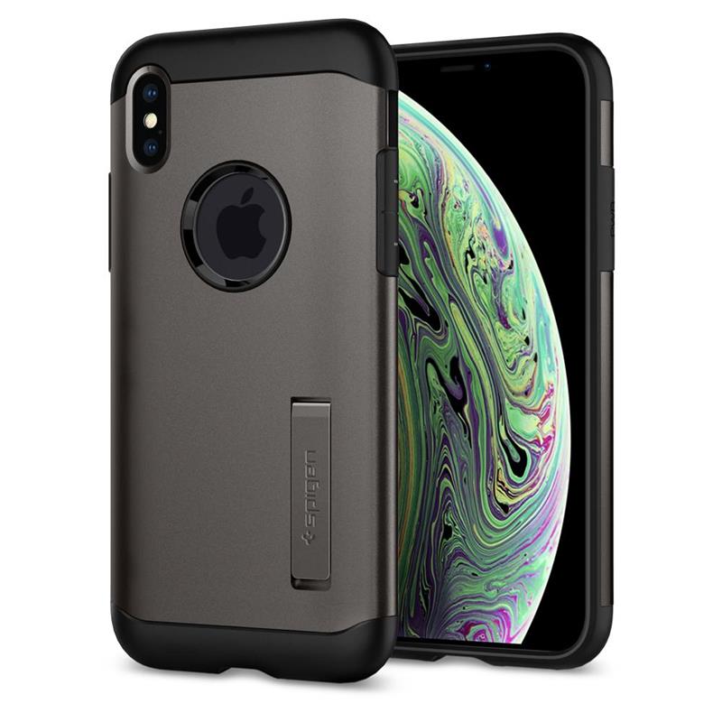 Spigen Slim Armor for iPhone XS - Gunmetal