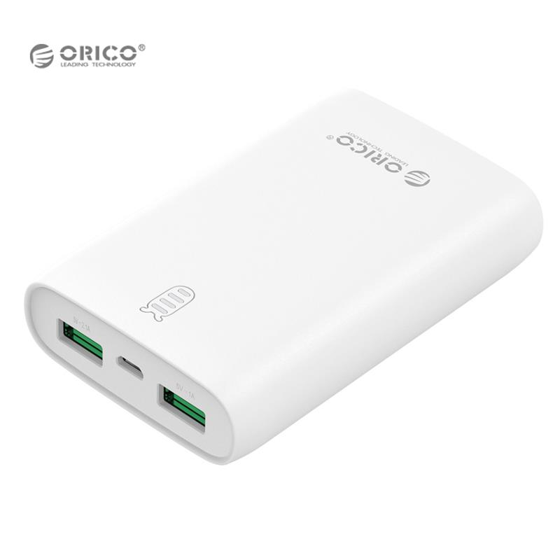 ORICO 6000mAh Power Bank for Smart Phone, White