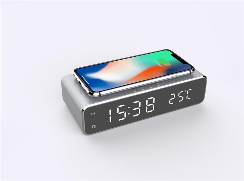 iCAN Wireless Charger, Digital Time & Temperature Display