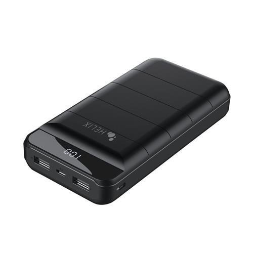 HELIX TurboVolt+ Power Bank 20,000 mAh USB-C Black