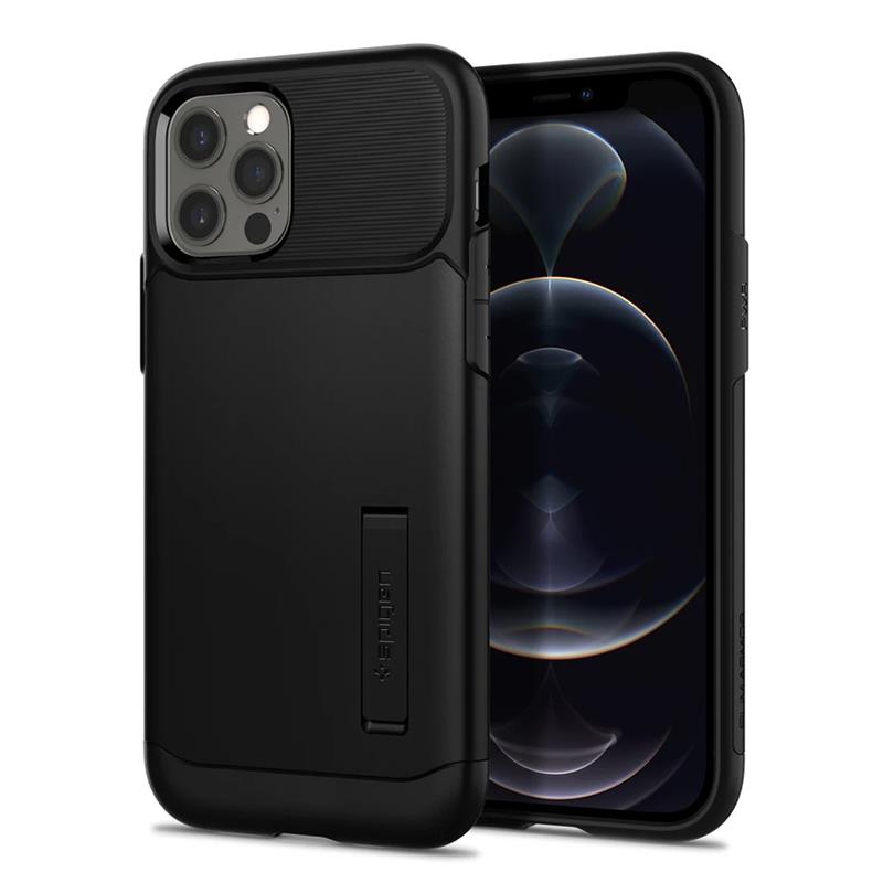 SPIGEN Slim Armor Case for iPhone 12 / 12 Pro - Black