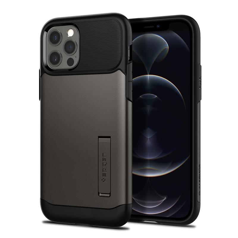 SPIGEN Slim Armor Case for iPhone 12 / 12 Pro - Gunmetal