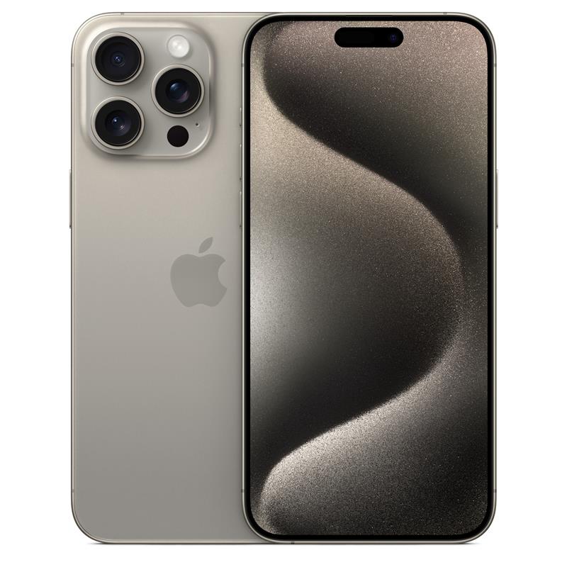 APPLE iPhone 15 Pro Max 256GB Smartphone, Natural Titanium,Renewed (A)
