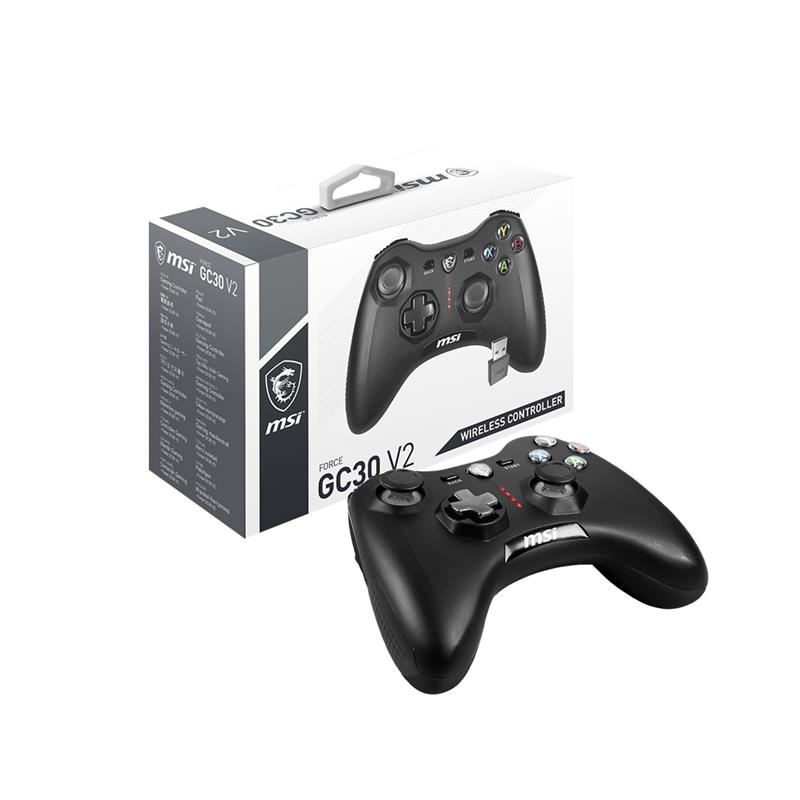 MSI Force GC30 V2 Gaming Wireless Controller - Black(Open Box)