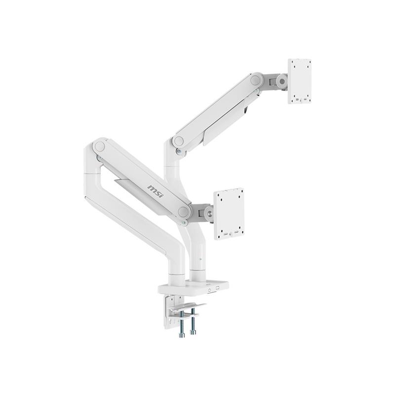 MSI MAG MT201DW - Premium Heavy Duty Dual Monitor Stand Arms