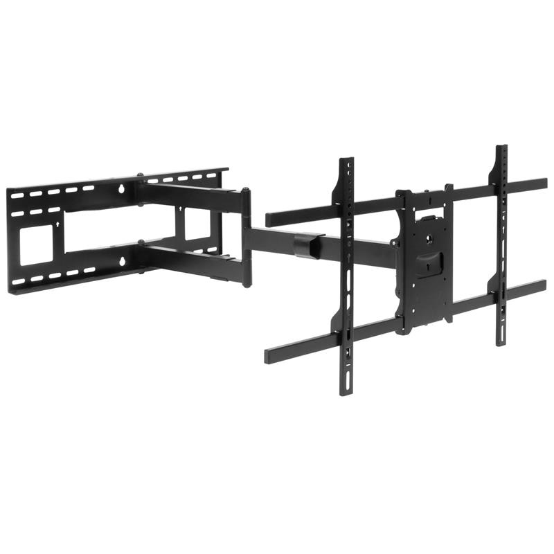 Mount-It! MI-372 Full Motion TV Wall Mount with Extra Long Extension, Compatible with TVs up to 80"