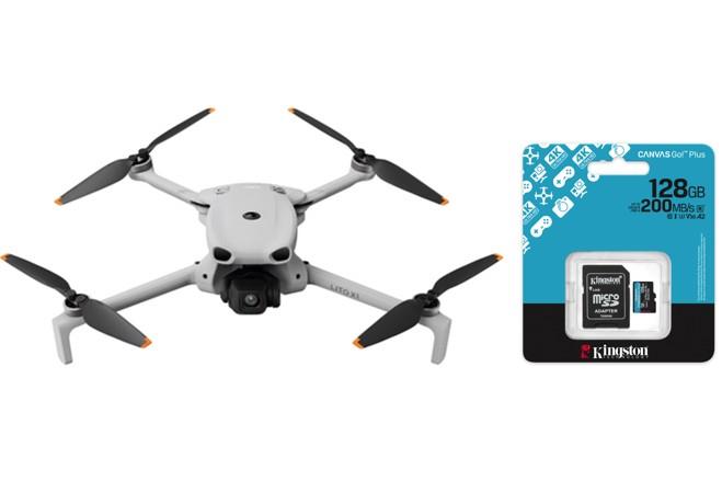 DJI Lito X1 Drones Fly More Combo + Kingston Canvas Go Plus 128GB