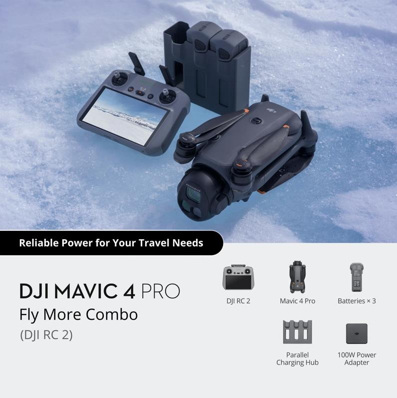 DJI Mavic 4 Pro Fly More Combo(DJI RC 2)