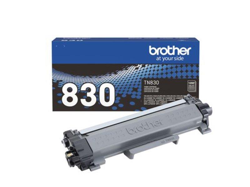 BROTHER TN830 Toner Cartridge - Black - Laser - 1200 Page - 1 Pack