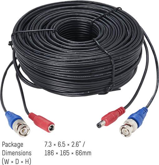 LOREX Premium 4K RG59 Cable for CVI Cameras Recorder