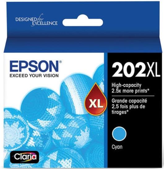 Epson Claria 202XL Ink Cartridge - Cyan - Inkjet - High Yield