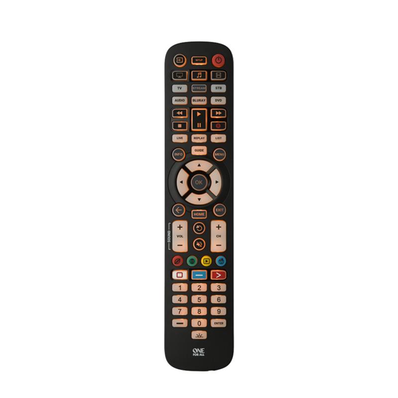 ONE FOR ALL URC3660 Universal Essential Remote Control Up to 6 devices