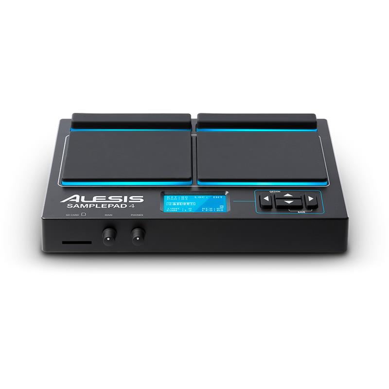 ALESIS SamplePad 4 | Compact 4-Pad Percussion and Sample-Triggering Instrument with SD Card Slot | 10 Preset Kits