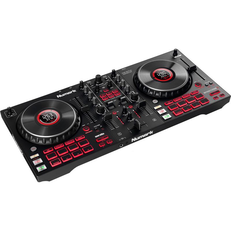 NUMARK Mixtrack Platinum FX 4-Deck Serato DJ Controller, Black