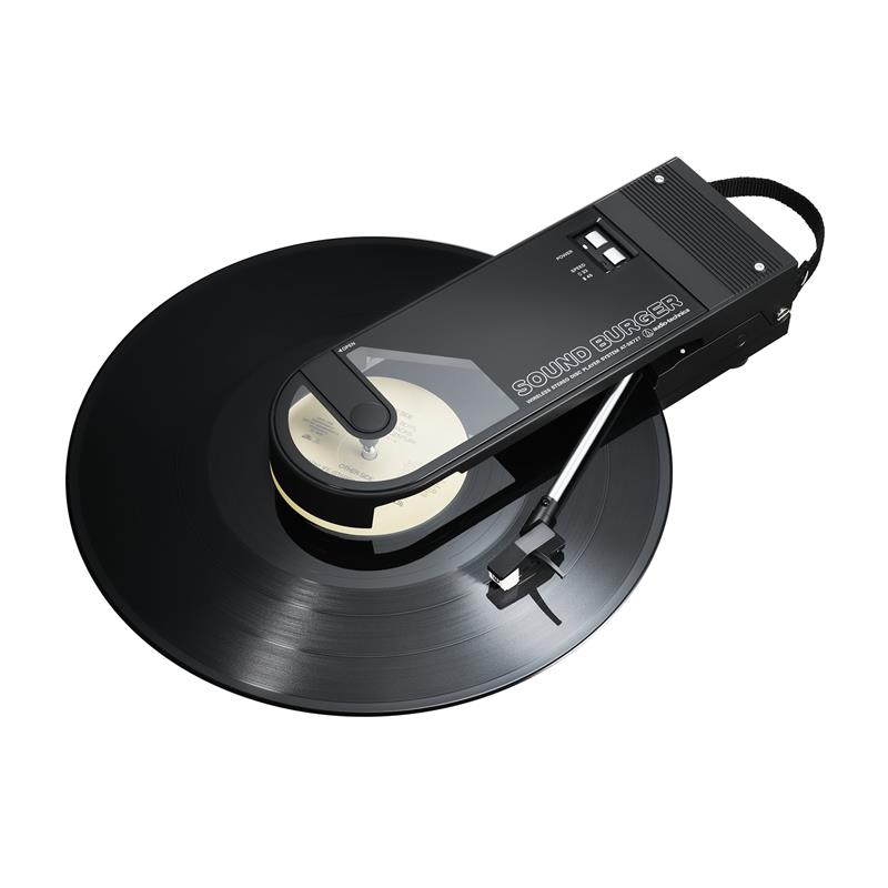 AUDIO-TECHNICA AT-SB72 Sound Burger Bluetooth Turntable, Black