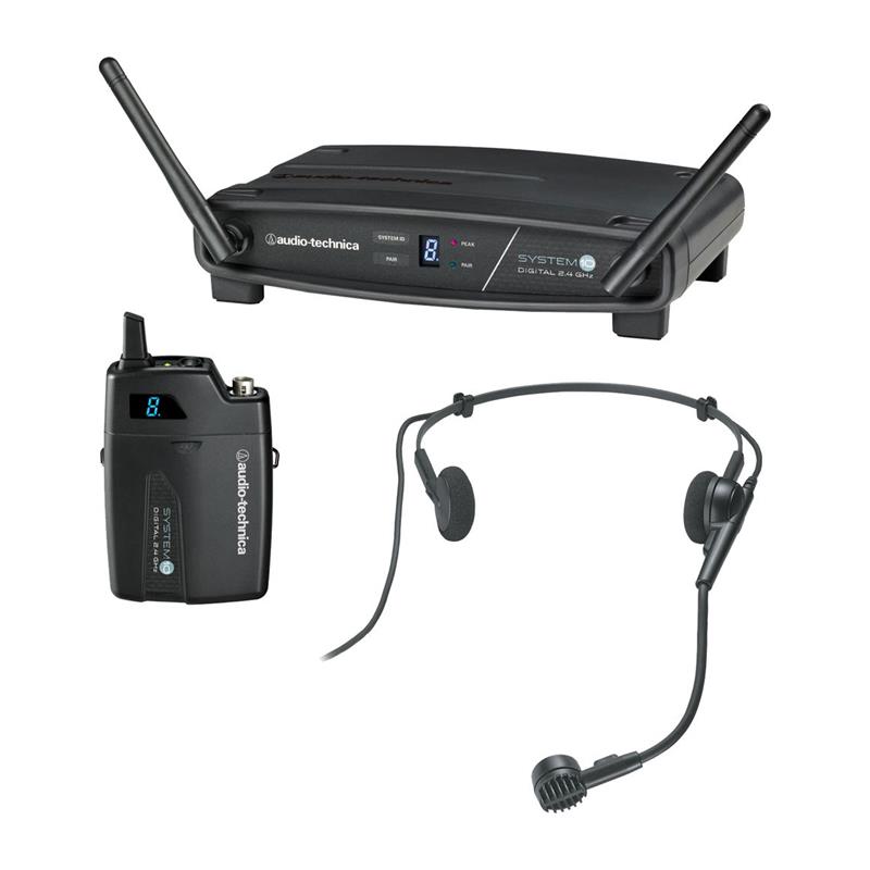 AUDIO TECHNICA ATW-1101/H System 10 Digital Wireless Headworn Dynamic Microphone Set