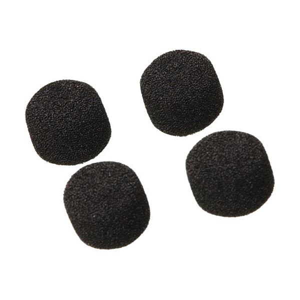SHURE RK261BWS - Ensemble de 4 bonnettes pour microphones SM84, MX183, MX184 et MX185 (noir)