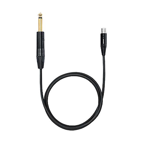 SHURE WA306 Instrument Cable for Compatible SHURE Transmitters | Gold-Plated Neutrik 1/4" Phone Plug | For BLX, PGX-D, SLX, ULX