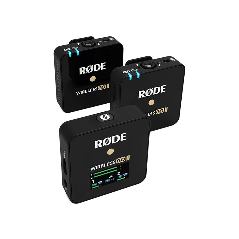 RODE Wireless GO II Compact Wireless Microphone System, Black(Open Box)