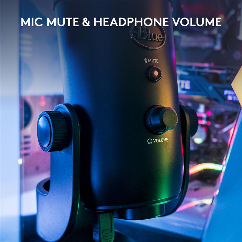 BLUE Yeti USB Microphone, Blackout Edition - Canada Computers