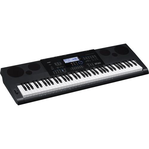 CASIO WK-6600 - Workstation Keyboard with Sequencer and Mixer | 76 Piano-Style Keys with Touch Sensing | 48-Voice Polyphony | 7