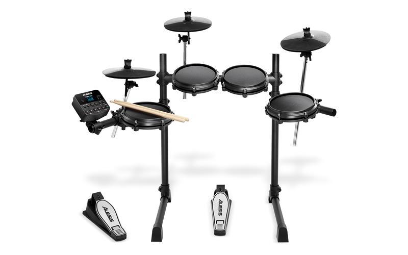 ALESIS Turbo Mesh Kit Seven-Piece Electronic Drum Kit with Mesh Heads