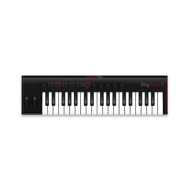 IK MULTIMEDIA iRig Keys 2 Compact 37-Key MIDI Keyboard Controller