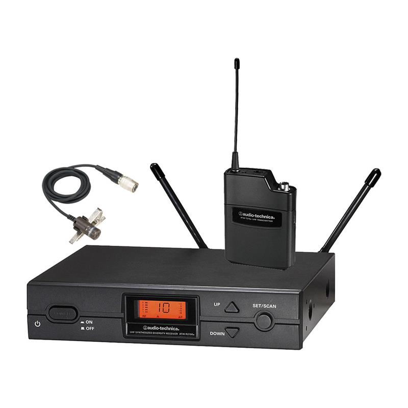 AUDIO TECHNICA ATW-2129b Wireless Lavalier Microphone System (Band I: 487.125 to 506.500 MHz)