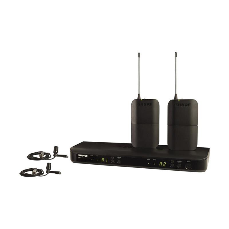 SHURE BLX188/CVL Dual-Channel Dual Lavalier Wireless Mic System (H9: 512 - 542 MHz)