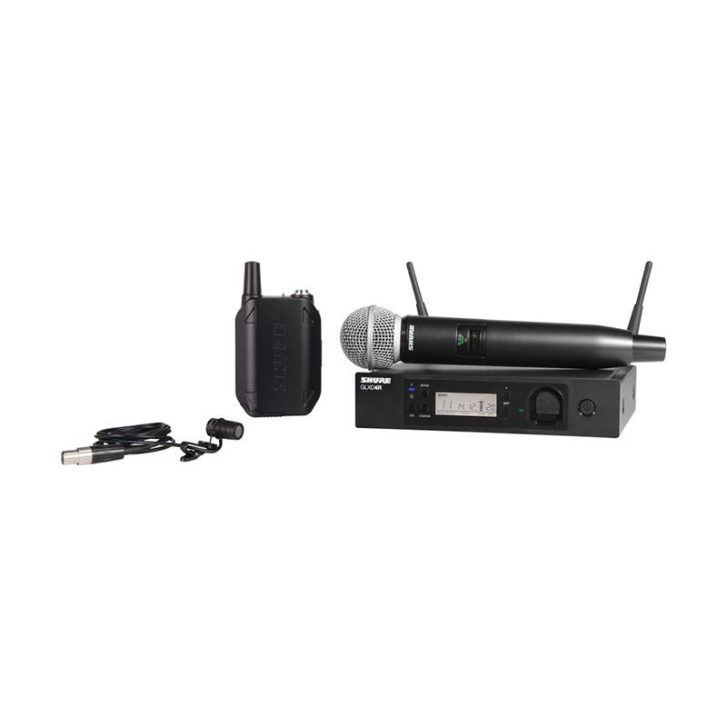 SHURE GLXD124R/85 Handheld and Lavalier Combo Wireless System (Z2 Band: 2400 - 2483.5 MHz)