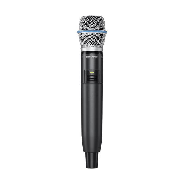 SHURE GLXD2 Handheld Transmitter with Beta 87A Microphone Element (Z2 Band: 2400 - 2483.5 MHz)