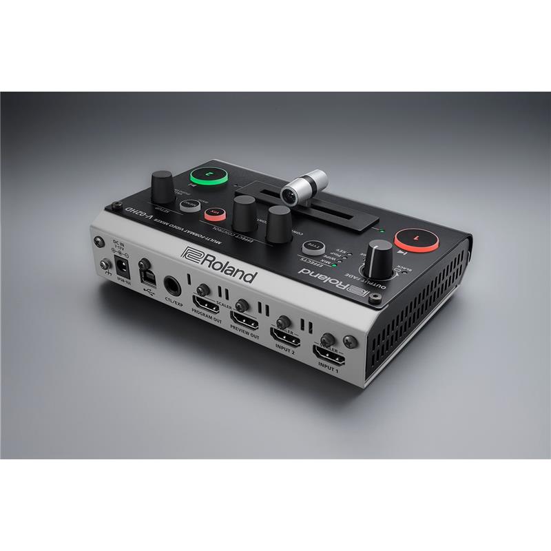 ROLAND+V-02HD+Multi-format Video Mixer+The video production