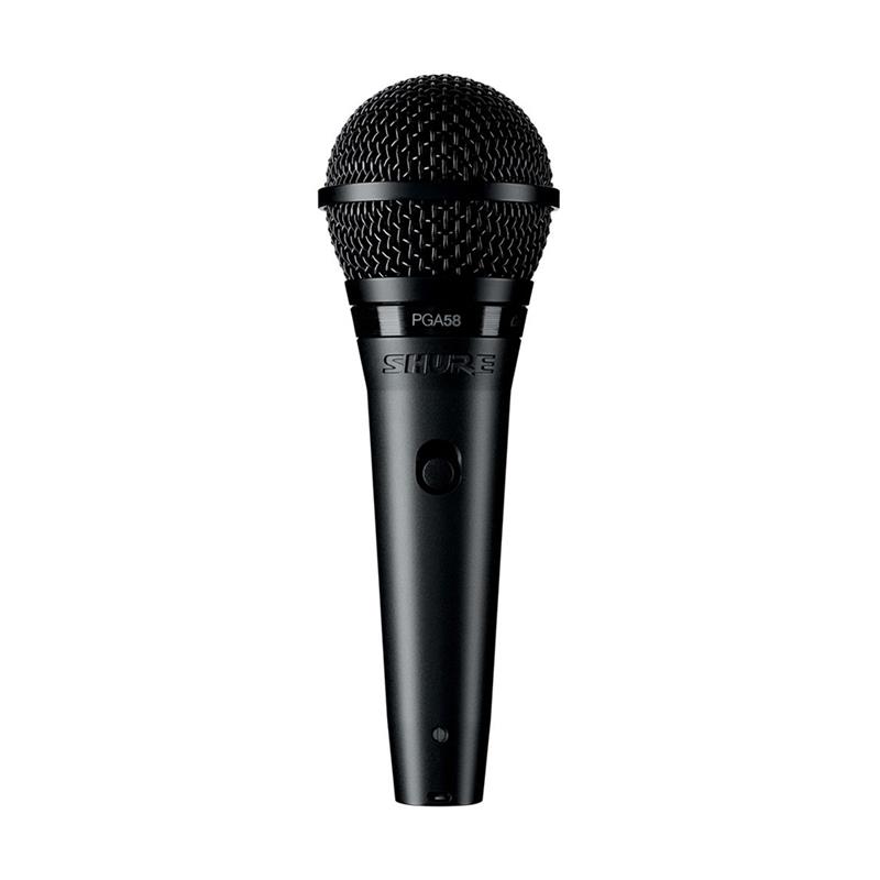 SHURE PGA58-QTR Cardioid Dynamic Vocal Microphone with XLR-to-1/4" Cable