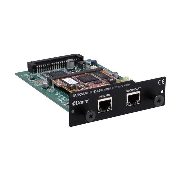 TASCAM IF-DA64 64-Channel Dante Interface Card for DA-6400 64-Channel Recorder