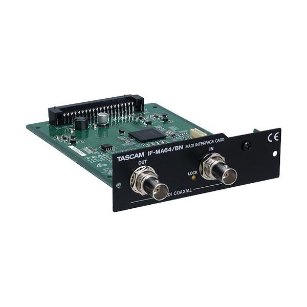 TASCAM IF-MA64/BN 64-Channel MADI Coaxial Interface Card for DA-6400 64-Channel Recorder