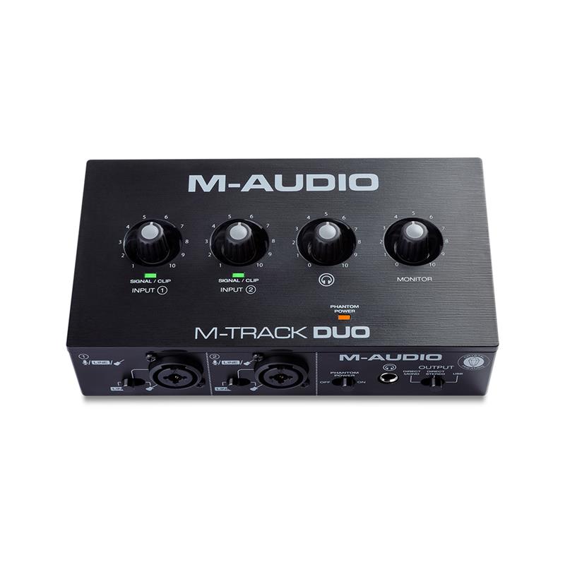 M-AUDIO M-Track Duo 48-KHz, 2-channel USB Audio Interface(Open Box)