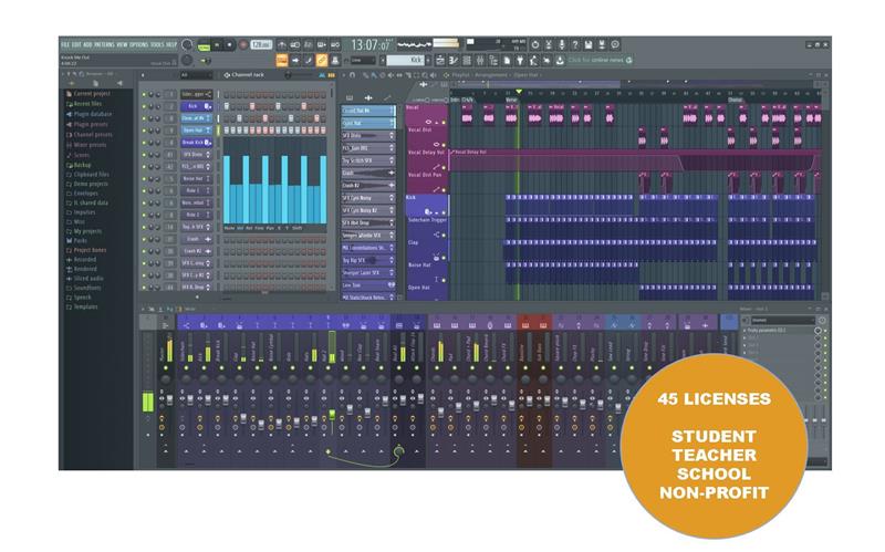 FL Studio 2024 Signature Bundle Licence éducative 45 places