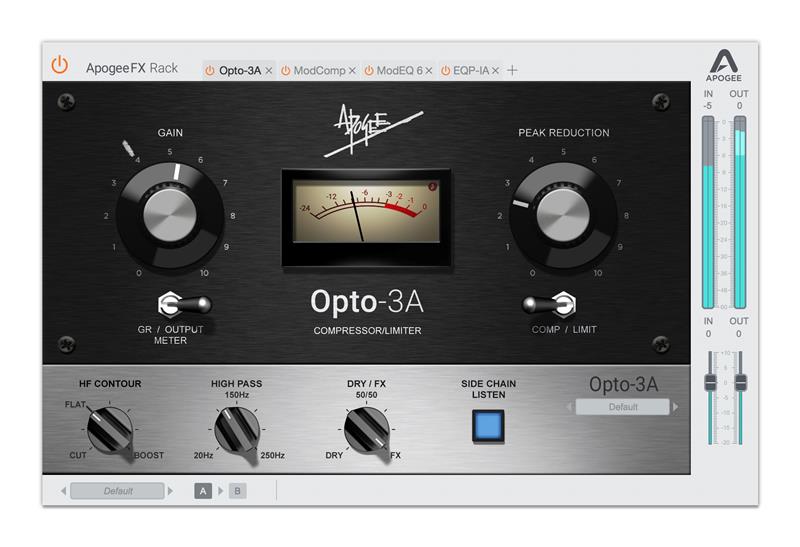 APOGEE FX Plugins - Opto-3A Vintage Compressor/Limiter (Digital Download Only)