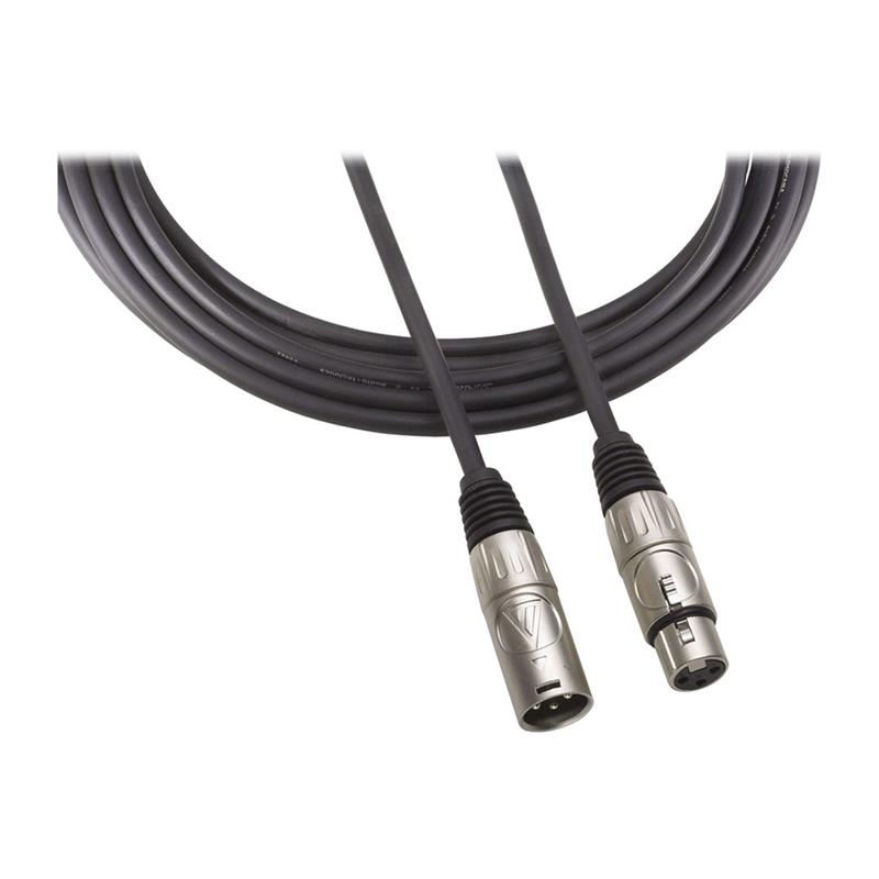 AUDIO TECHNICA AT8313-25 XLRF - XLRM Balanced Microphone Cable 25' (7.6 m)