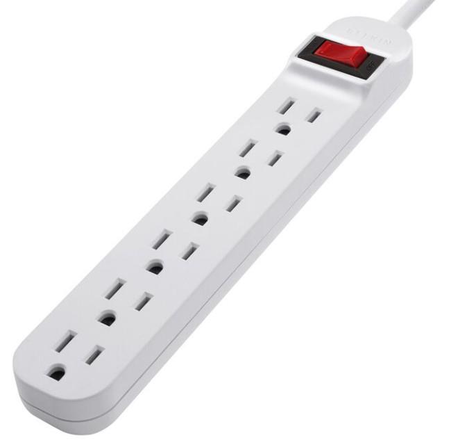 Belkin 6 Outlet Power Strip with 3 ft cord  (F9P609-03-DP)