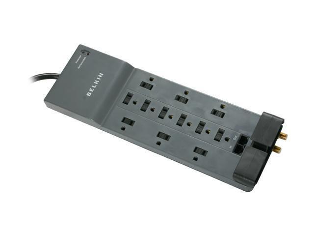 BELKIN SURGE PROTECTOR 12-outlets -10-ft power cord