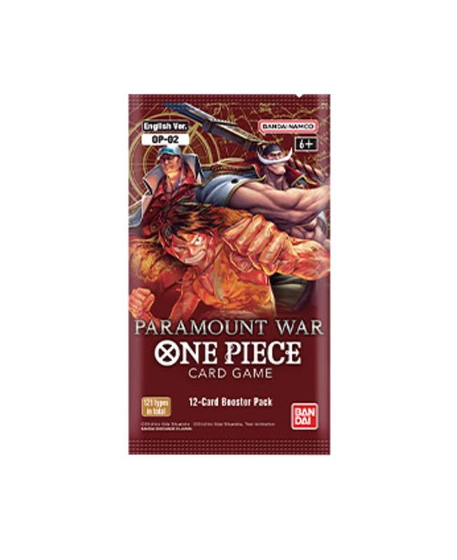 BANDAI ONE PIECE CARD GAME - PARAMOUNT WAR  -  BOOSTER PACK [OP-02]