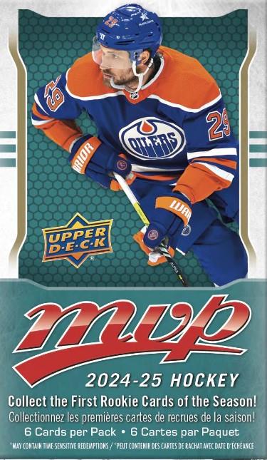 ALIMENTATION PAR GRAVITÉ DU MVP DU HOCKEY UPPER DECK 2025