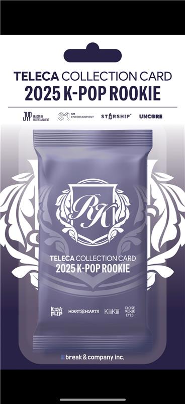 2025 K-POP ROOKIE TELECA COLLECTION CARD/PACK