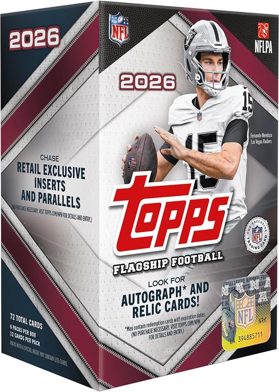 2026 Topps NFL Flagship Football Value Box
